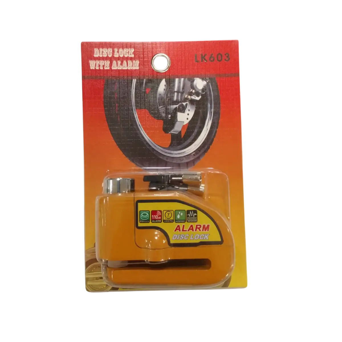 Kłódka tarczowa z alarmem - galeria - 5