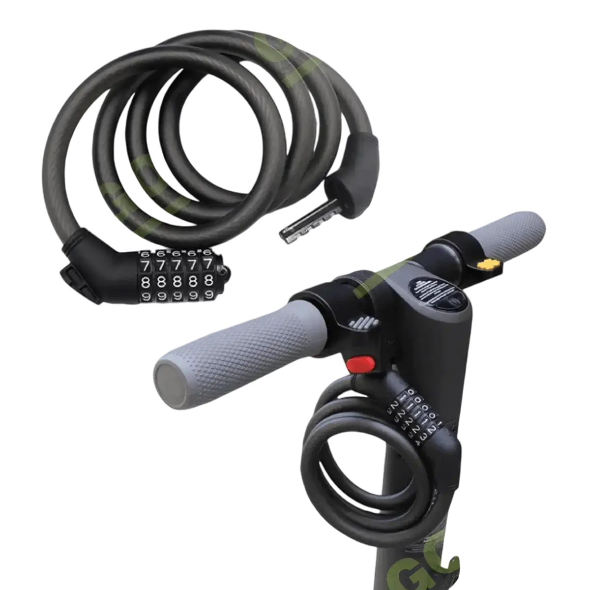 Kłódka szyfrowa 1,2m do skutera