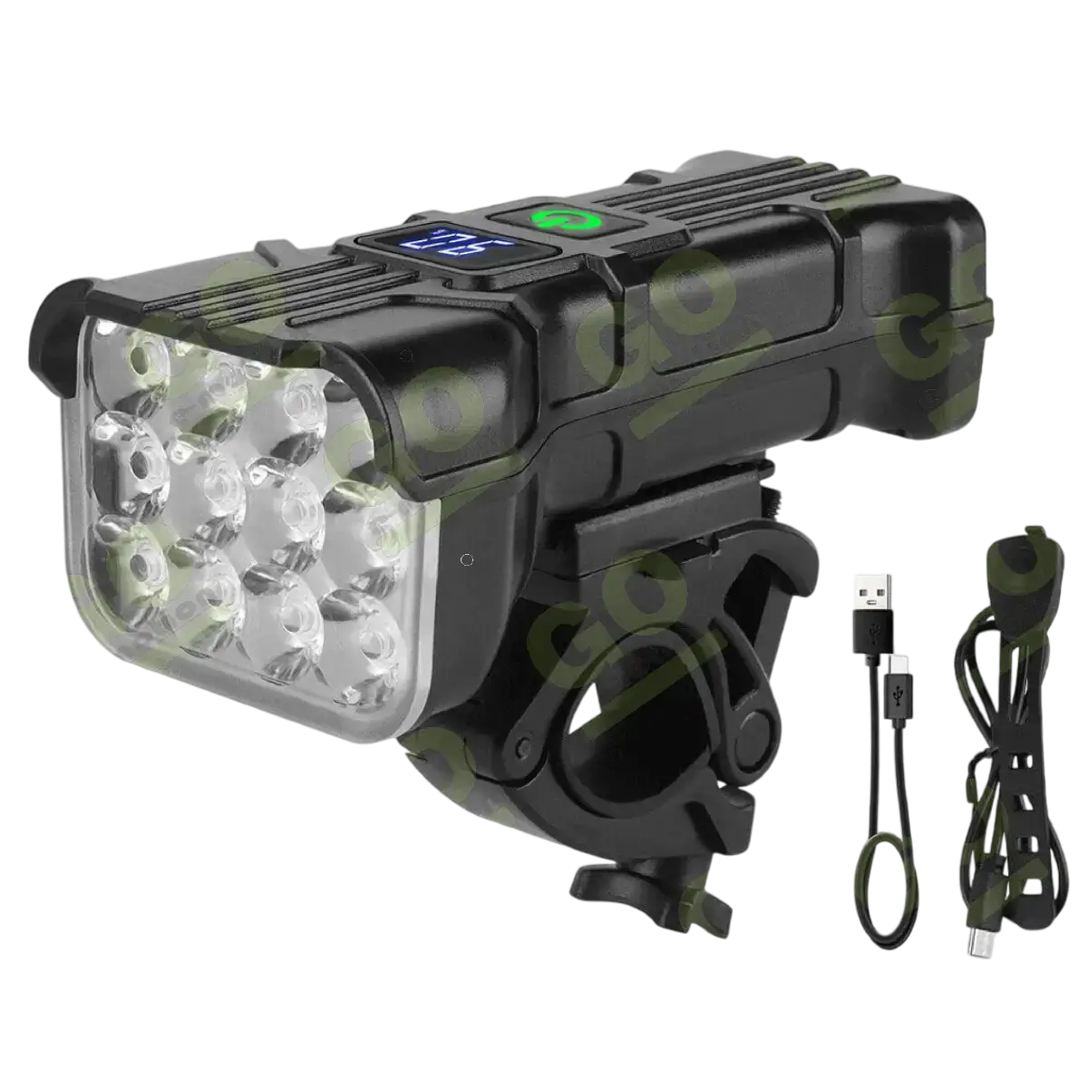 Wielofunkcyjna lampa przednia do roweru/hulajnogi