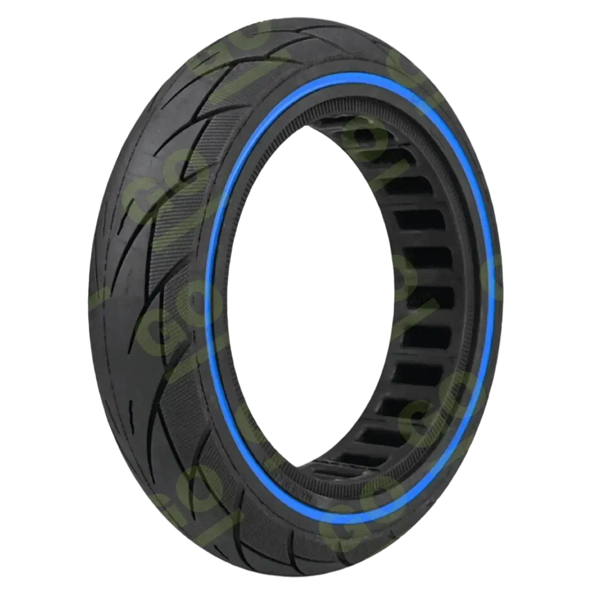 Opona pełna 10x2.125 z niebieskim pierścieniem do hulajnogi Xiaomi