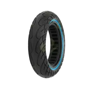 Opona pełna 10x2,5 cala Honeycomb z niebieskim pierścieniem do hulajnóg Ninebot