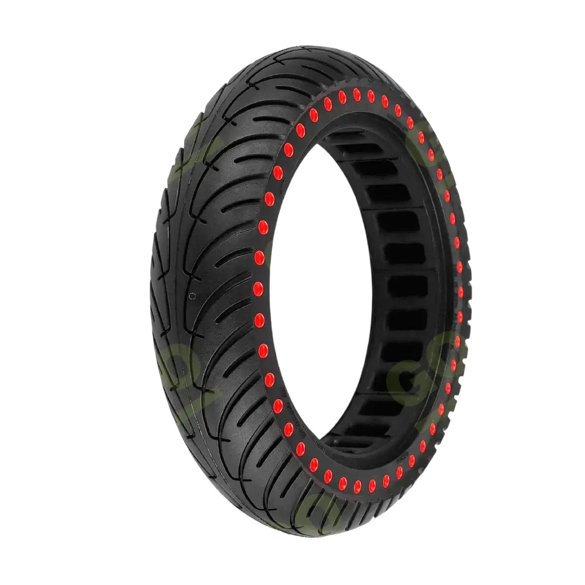 Pełna opona 8,5x2 cale z czerwonymi kropkami do hulajnóg Xiaomi
