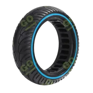 Pełna opona 8,5x2 cale z niebieskim pierścieniem do hulajnóg Xiaomi