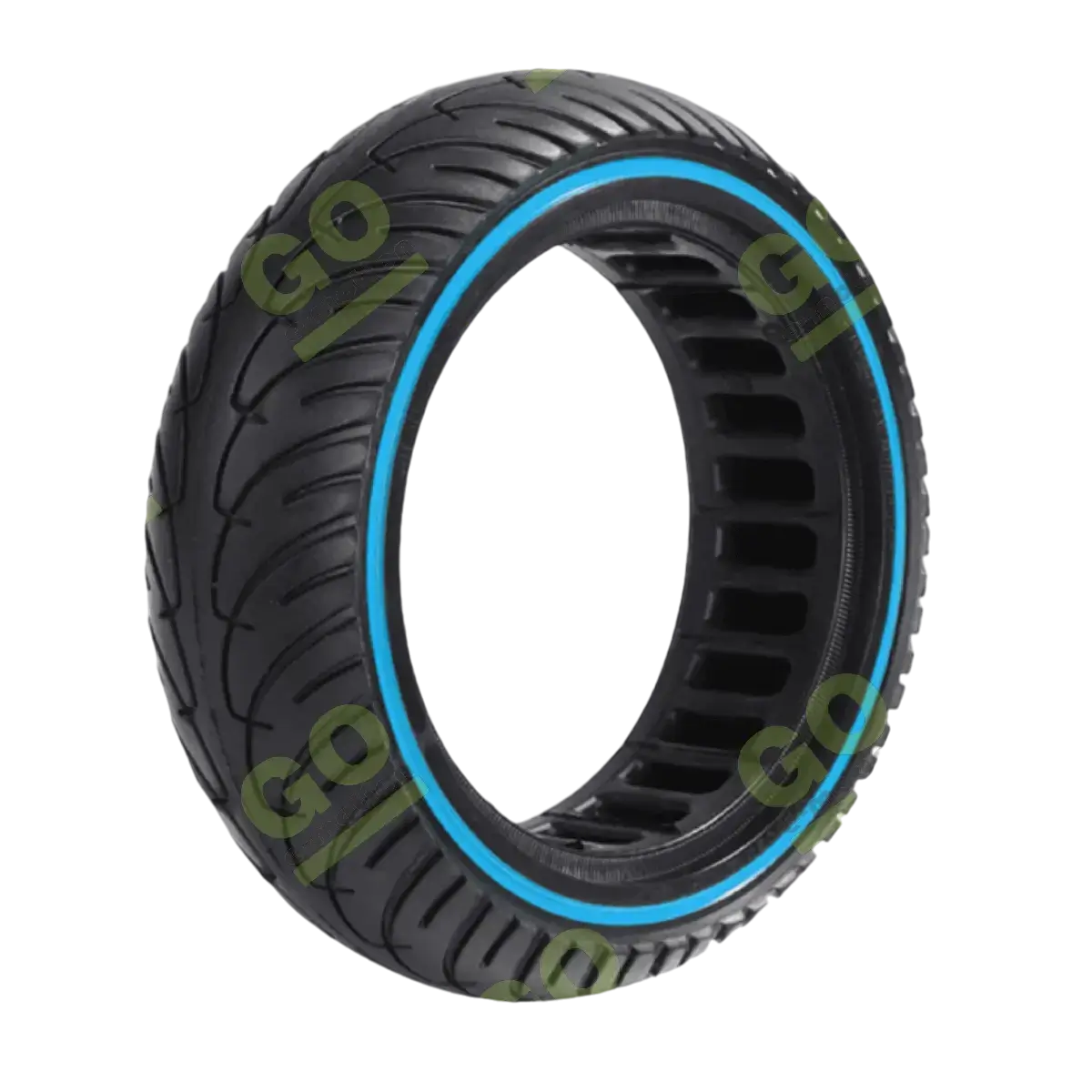Pełna opona 8,5x2 cale z niebieskim pierścieniem do hulajnóg Xiaomi
