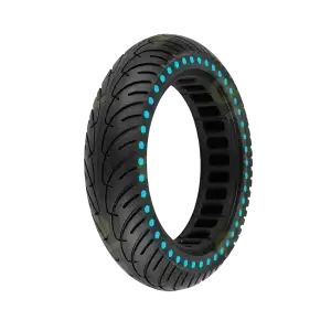 Pełna opona 8,5x2 cale z niebieskimi kropkami do hulajnóg Xiaomi