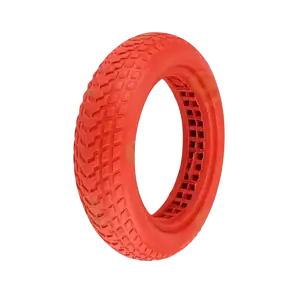Opona półtwarda 8,5x2 cale do hulajnogi elektrycznej Xiaomi czerwona