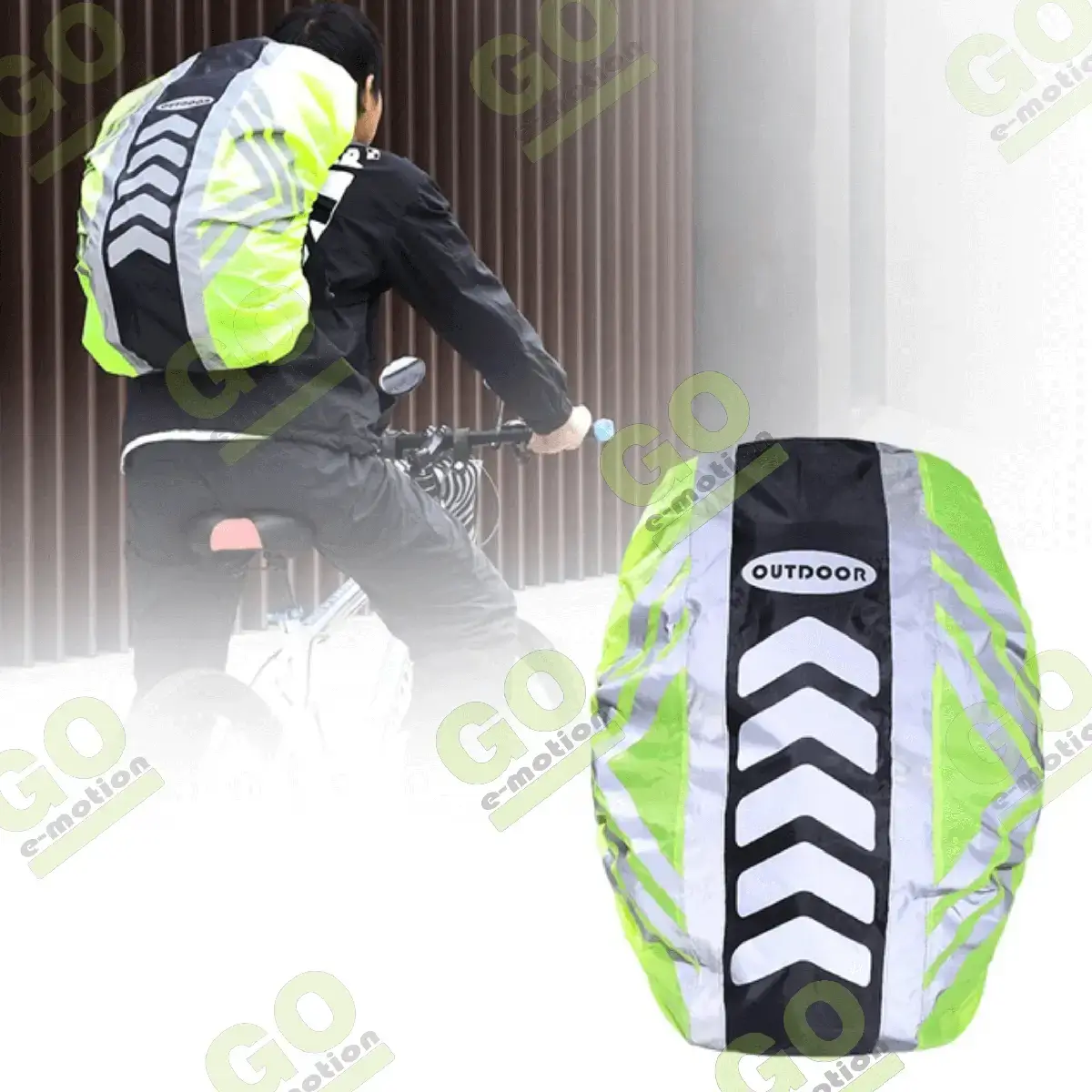 Ochraniacz odblaskowy do plecaka 30-40 l