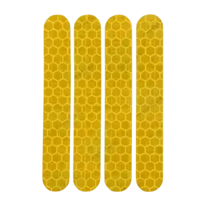 Naklejki odblaskowe na boczne osłony hulajnogi elektrycznej NINEBOT MAX G30