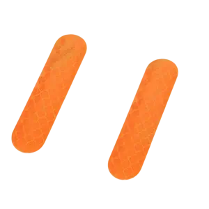 Naklejki odblaskowe na zaślepki przedniego widelca do Ninebot F30