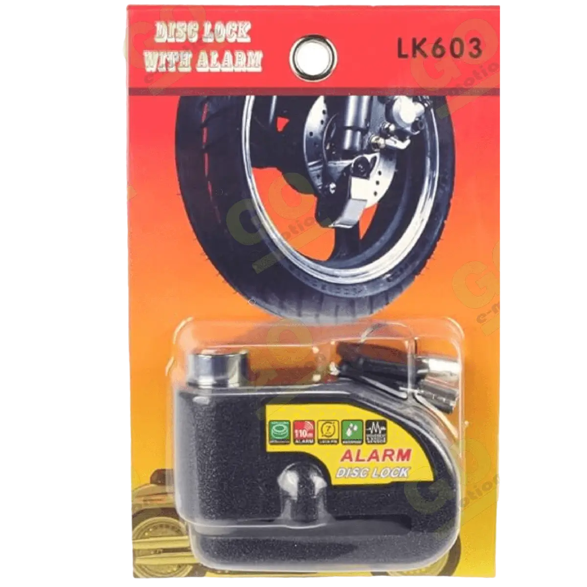 Kłódka tarczowa z alarmem - Galeria 2