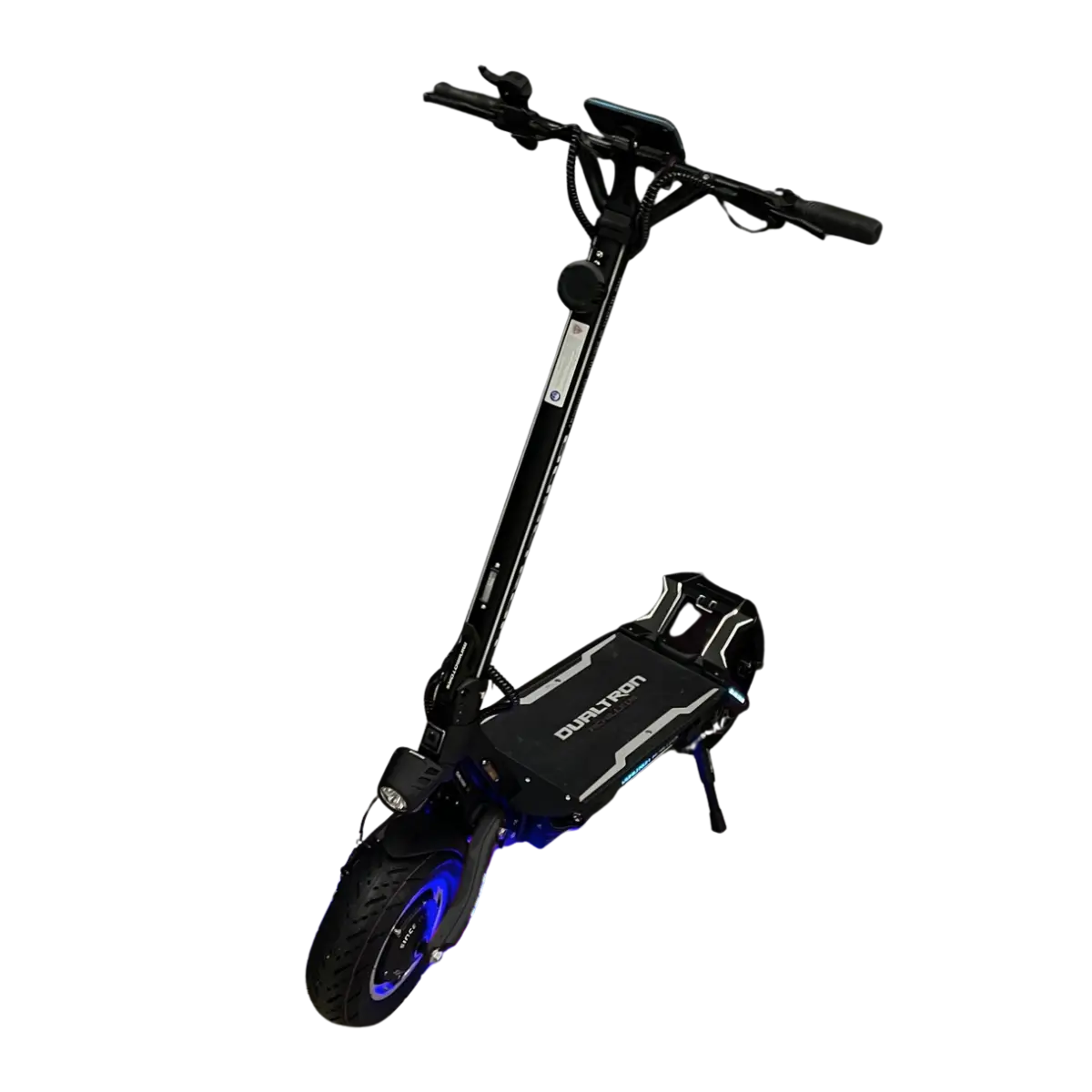 Hulajnoga elektryczna Dualtron Achilleus w kolorze czarnym, widok pod kątem