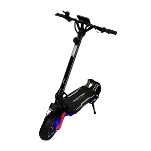 Hulajnoga elektryczna Dualtron Achilleus w kolorze czerwonym, widok pod kątem